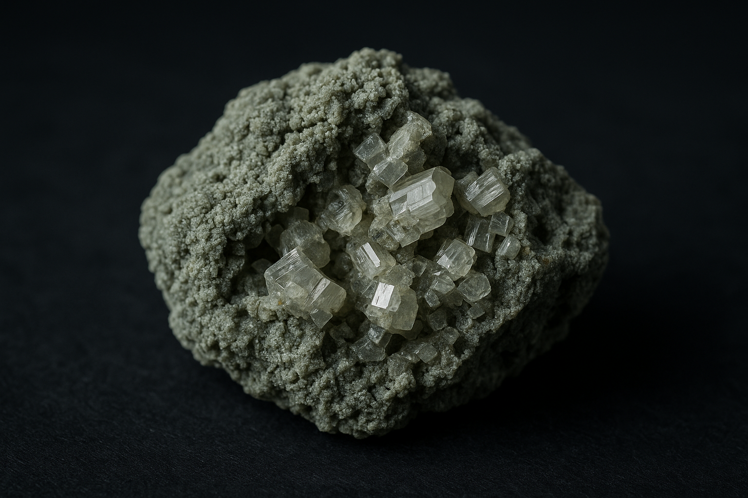 Natural clinoptilolite zeolite mineral